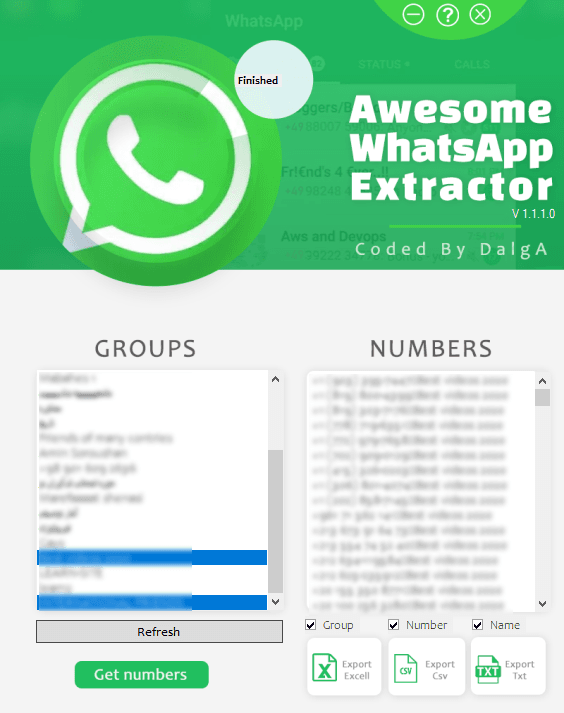 Awesome WhatsApp Extractor, extract members from WhatsApp groups