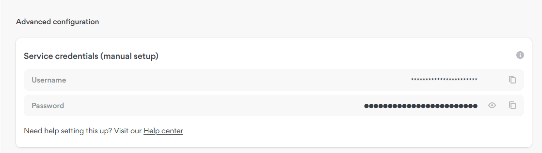 NordVPN service credentials for Awesome Traffic Bot VPN mode