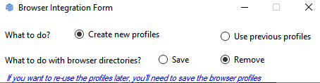 Browser profiling settings in Awesome Traffic Bot
