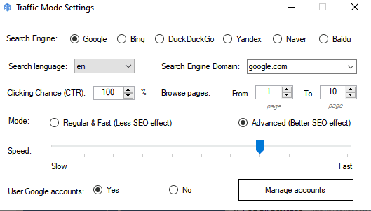 Search Engine Google Traffic Mode Awesome Traffic Bot