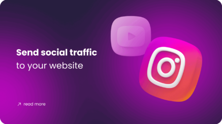 Send social traffic to your website