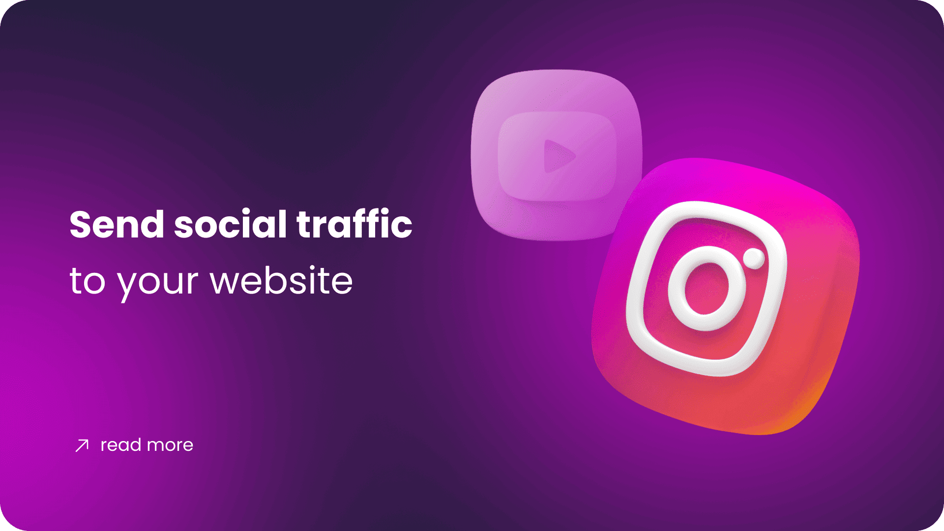 Send social traffic to your website