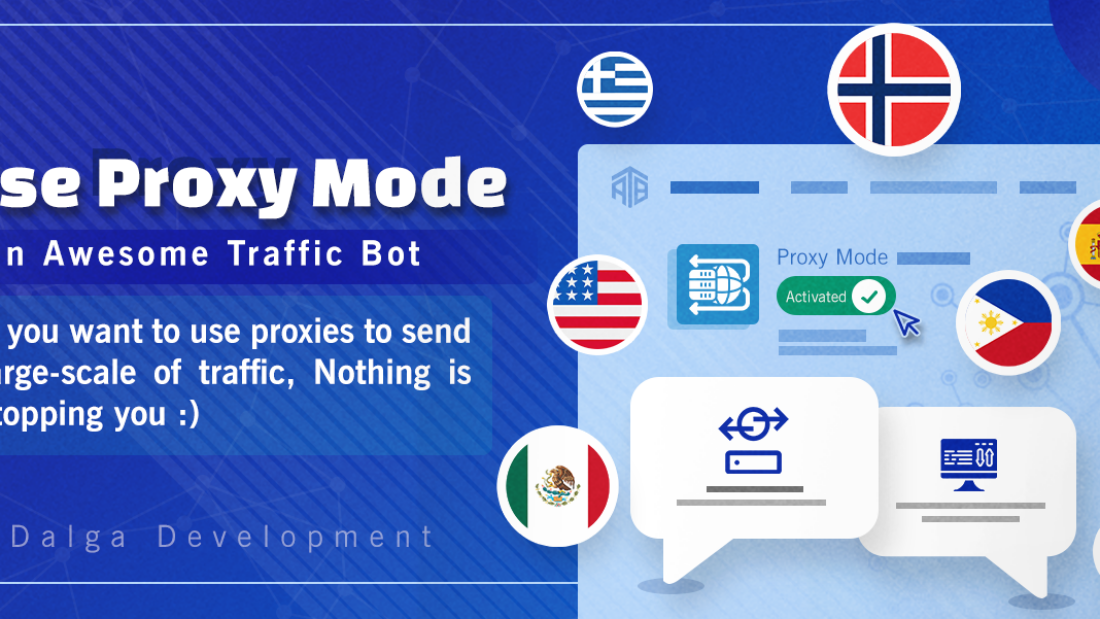 Use Proxy mode in Awesome Traffic Bot