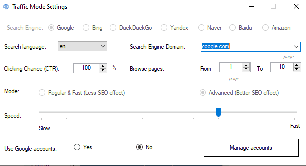 Google Map Settings Page