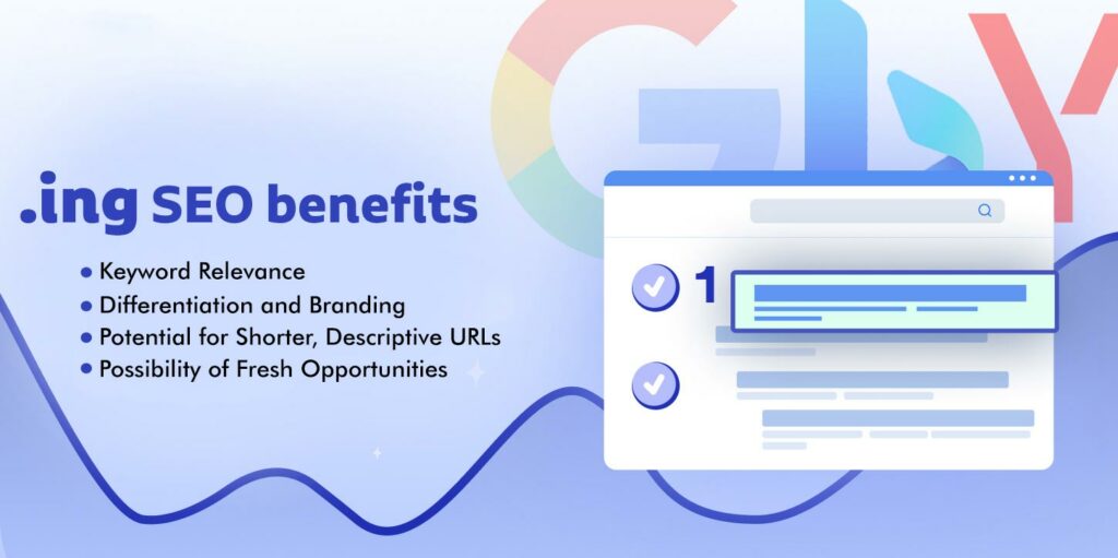 .ing TLD benefits for Seo