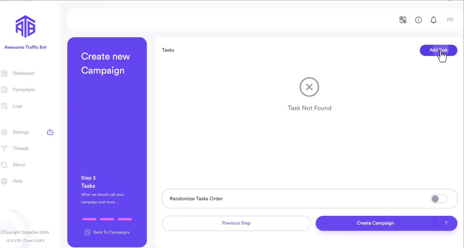 Create a Gemini Campaign in ATB