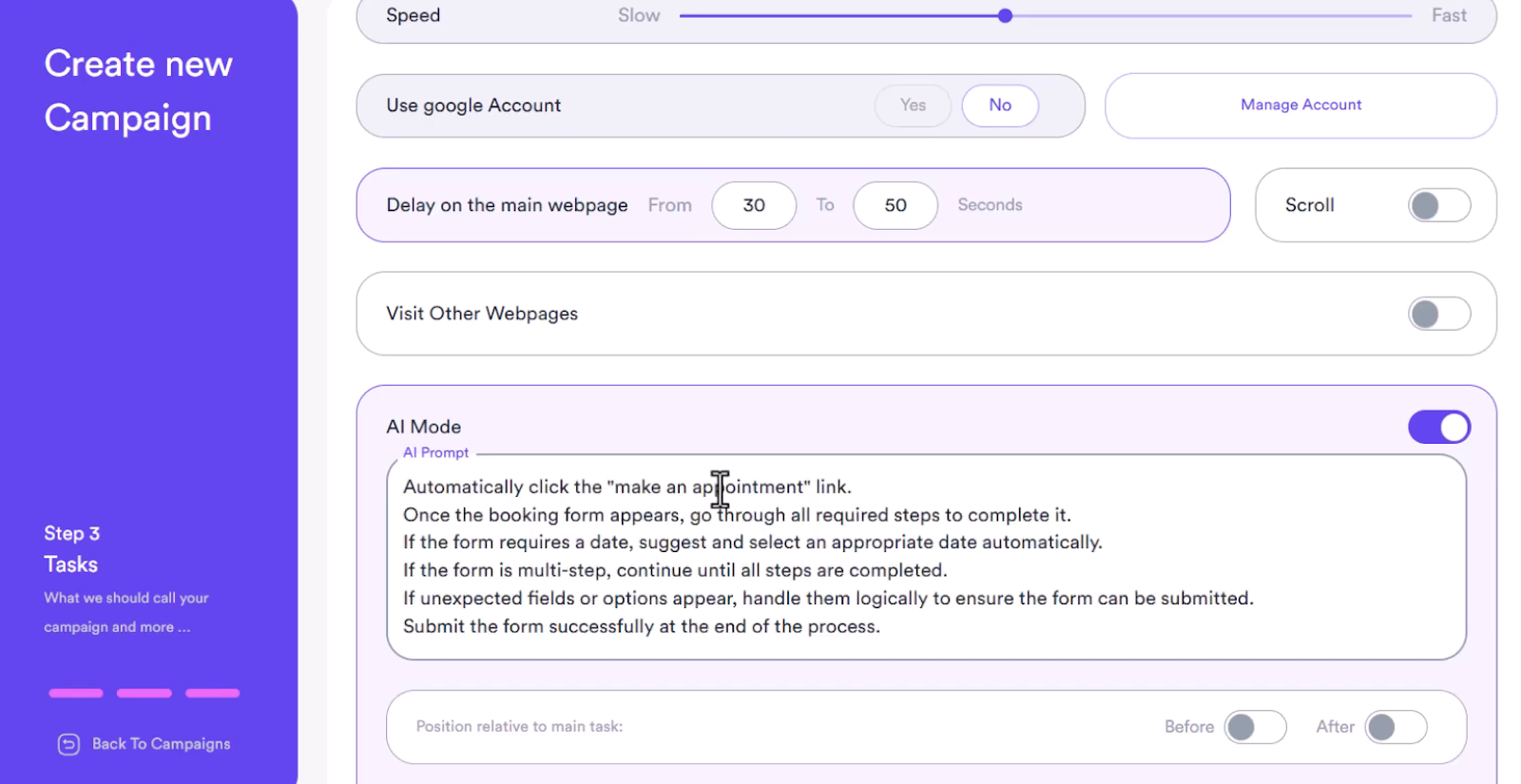 Gemini Ai prompt in ATB