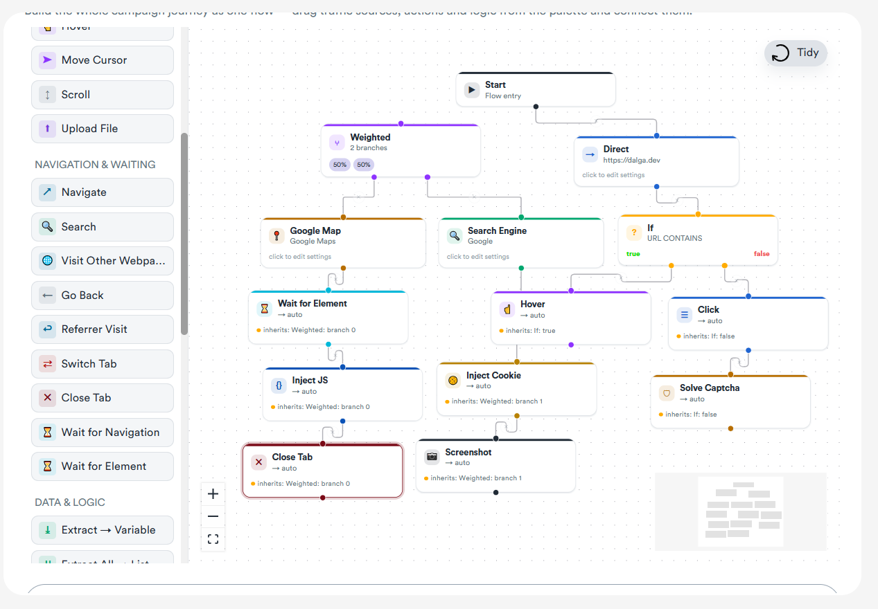 Awesome Traffic bot Workflow